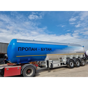 Semi-remorque citerne de transport de GPL haute sécurité 45m³ 3 essieux 21 tonnes de capacité certifiée ASME AD2000 pour gaz de pétrole liquéfié - Product Image 1