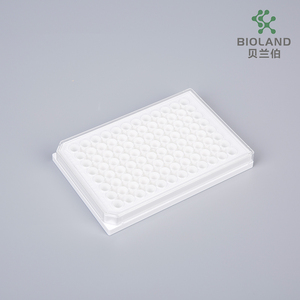 Bioland Elisa 플레이트/클리어 플랫 하단 면역 96-웰 플레이트 PT06-96I - Product Image 3