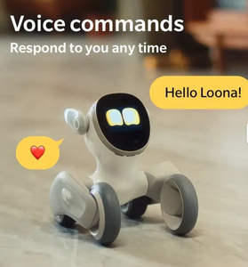 ซื้อหุ่นยนต์สุนัข <span class=keywords><strong>Loona</strong></span> AI สำหรับเด็ก |   ของเล่น STEM พร้อมระบบควบคุมด้วยเสียง เกมส์เสริมทักษะ ระบบปฏิบัติการ Android หน่วยความจำ 64GB และหน้าจอ TFT - Product Image 2