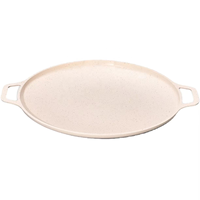 Wajan Panggang Alas Datar Berlapis Multi-Lapisan Tebal 2.3mm dari Aluminium, Mudah Dibersihkan, 33cm, untuk Kompor Gas/Induksi, Aman untuk Memasak di Oven
