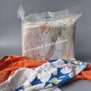 Paños de Toalla Reciclados de Alta Absorción de Agua, Paños de Algodón Reciclados de Colores para Limpieza Industrial, kg - Product Image 1