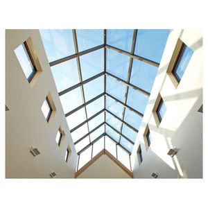 Steel Structure Factory Large Span Dome Glass Skylight Roof Steel Truss Structure Roof for Hall/<strong>Shoping</strong> Mall/Office Building - Product Image 1