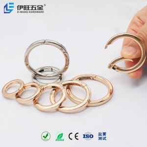 Mousquetons plats à ressort et crochets à ressort ronds pour sacs et sacoches – Fournisseur d'usine YIWANG - Product Image 3