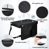 Coussin de siège portable pliable pour stade, coussin de siège pour gradins, sac de rangement avec sangle d'épaule pour le camping et la randonnée