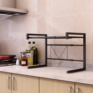 Da cucina in metallo nero desktop retrattile lunghezza estesa <span class=keywords><strong>forno</strong></span> a microonde cremagliera - Product Image 5