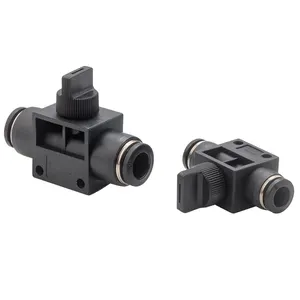 Unión recta tipo HVFF, conector blanco de 8mm, Accesorios Neumáticos Smc de plástico