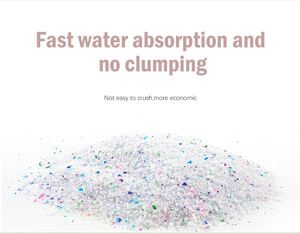 Прямая Продажа с завода, экологически чистый песок, наполнитель для кошачьего туалета, с высоким поглощением, с кристаллами, с низким уровнем пыли и без нарезки пыли - Product Image 4