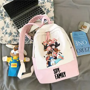 Mochila de anime para niños, bolsa de anime