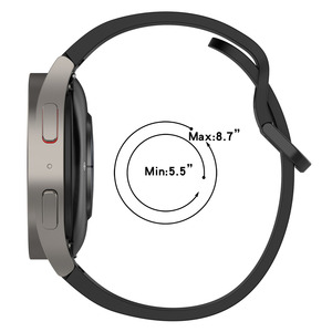 Convient à la <span class=keywords><strong>Samsung</strong></span> <span class=keywords><strong>Galaxy</strong></span> <span class=keywords><strong>Watch</strong></span> 7/6/<span class=keywords><strong>5</strong></span>/4/3/6 Classic/<span class=keywords><strong>5</strong></span> <span class=keywords><strong>Pro</strong></span>/<span class=keywords><strong>Watch</strong></span> FE TPU Silicon Groove Wristband <span class=keywords><strong>Watch</strong></span> Strap <span class=keywords><strong>Bracelet</strong></span> de montre - Product Image 4