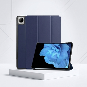 เคสแท็บเล็ต <span class=keywords><strong>VIVO</strong></span> Pad 11 <span class=keywords><strong>2022</strong></span> แบบพับได้สามตอน พร้อมโลโก้สั่งทำพิเศษ วัสดุหนัง PU แข็งแรง ทนทานต่อแรงกระแทก ป้องกันแท็บเล็ต - Product Image 1