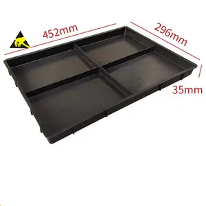 Limited Lid Conductive Hard Drive Box With Cover Antistatic Boxes Esd Tray Price