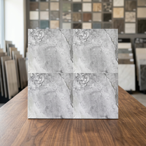 Carreaux hexagonaux en céramique Vistaar Matt Metallic Glaze 30x30cm, qualité supérieure, imperméables, résistants à l'usure, pour sols de salle de bain - Product Image 1
