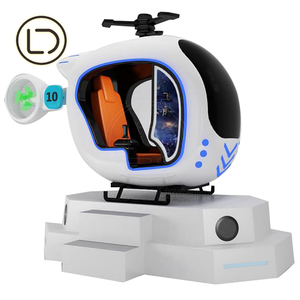 Leaderdream Venta caliente Flying VR Atracciones Sin límite <span class=keywords><strong>de</strong></span> edad Cabina 9D Vuelo Avión VR Avión <span class=keywords><strong>Simulador</strong></span> VR Helicóptero - Product Image 1