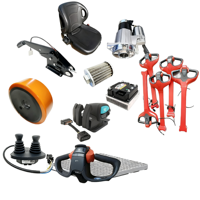 Kit complet de montage de poignée pour transpalettes électriques |   avec interrupteur de commande, câblage et pièces de montage