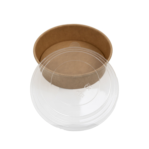Bol en papier noir et kraft de qualité supérieure avec logo et taille personnalisés pour restaurant, salade, soupe, nouilles, à emporter - Product Image 2