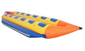 Venta <span class=keywords><strong>al</strong></span> por mayor de fábrica: Bote inflable tipo banana marina de PVC de 0.65mm de grosor para juegos acuáticos de verano, remolcable, para 5-12 <span class=keywords><strong>pasajeros</strong></span>, 1 unidad. - Product Image 5