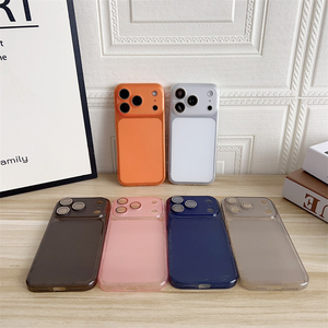 เคสโทรศัพท์แม่เหล็ก TPU สำหรับ iPhone 14 15 16 Pro Max รุ่นหรูหราแบบด้าน สำหรับ iPhone 17 เคสใสพร้อมฝาหลังแบบด้าน - Product Image 6