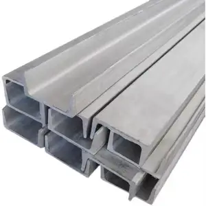 Low price building material hot rolled ASTM A36 A53 A992 6m 12m hard steel solid c8 x 11.5u carbon channel iron beams