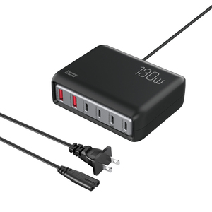 <span class=keywords><strong>Station</strong></span> <span class=keywords><strong>de</strong></span> <span class=keywords><strong>charge</strong></span> USB C 6 ports 130W pour plusieurs appareils, chargeur <span class=keywords><strong>de</strong></span> bureau <span class=keywords><strong>multi</strong></span>-téléphones pour iPhone, montre connectée, compatible PD 3.0 - Product Image 2