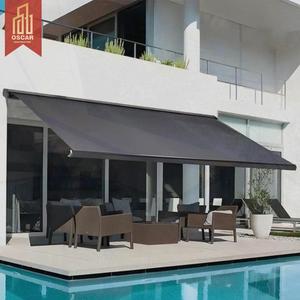 Toldo Eléctrico <span class=keywords><strong>de</strong></span> Casete Completo para Balcón con Control Remoto e Iluminación para Áreas <span class=keywords><strong>de</strong></span> Patio <span class=keywords><strong>y</strong></span> Terraza Exteriores - Product Image 1