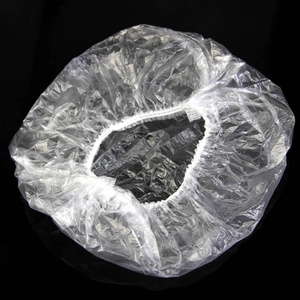 18 ''(46cm) Taille Spa Salon Beauté Hôtel Soins Des Cheveux Jetable Transparent Bain Bouffant Étanche Élastique En Plastique <span class=keywords><strong>Bonnet</strong></span> <span class=keywords><strong>De</strong></span> <span class=keywords><strong>Douche</strong></span> - Product Image 4