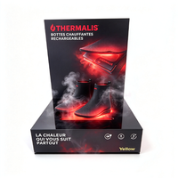 Comptoir d'exposition de chaussures en acrylique personnalisé avec ambiance lumineuse douce, vitrine de présentation de baskets pour magasin de détail