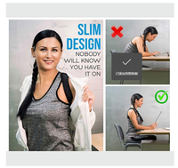 Correcteur de posture réglable et respirant pour le haut du dos et les épaules, idéal pour hommes et femmes, pour le bureau et l'usage quotidien