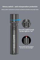 Localisateur Visuel de Défauts (VFL) FTTH Rechargeable, Batterie 1800mAh, Power Bank, Lampe Torche LED, Testeur Universel en Aluminium 2.5mm