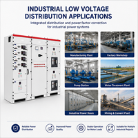Panneau d'alimentation double ACB haute intensité GCK avec barres omnibus cuivre/aluminium 3P3W/3P4W/3P5W 380V-415V 30-65kA pour protection contre les courts-circuits industriels