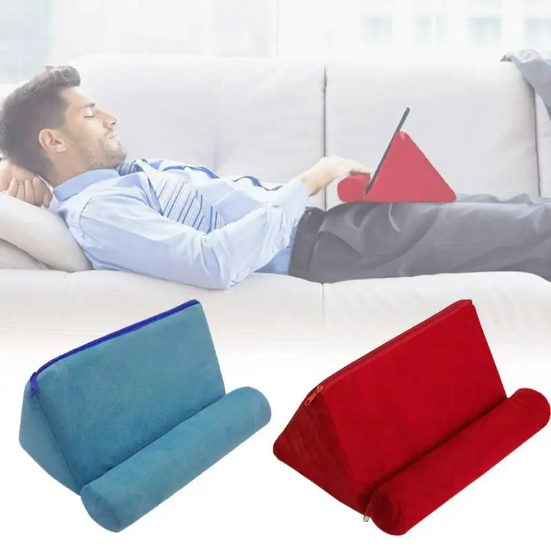J-3006 Multi-angle soft flannel book Read pillow with Reading stander