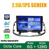 Pour Chevrolet CAPTIVA 2011-2015 Appareil d'autoradio 10 pouces Double 2 Din Octa-Core Quad Stéréo GPS Navigation Android