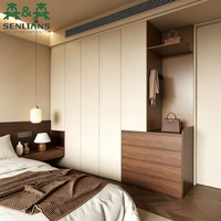 Meubles de chambre à coucher de style nouveau, armoire en bois classique
