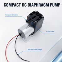 Mini pompe à air sans balais 2,5 L/min 80 Kpa 45 Kpa PWM à faible bruit 6V-24V OEM