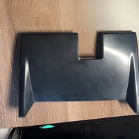 Accessoires extérieurs de voiture : Cache de logo avant, panneau de garniture de calandre, paire gauche et droite, noir brillant pour BYD Shark, pièces de rechange