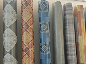 Factory Sell Flooring Roll Vynli Carpet Of PVC Plastic Floor Roll Cover Tileslaminate Sponge Sheet Wood