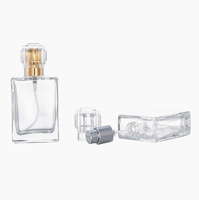 Flacon pulvérisateur de parfum en verre rechargeable de 100 ml (3,4 oz) vide