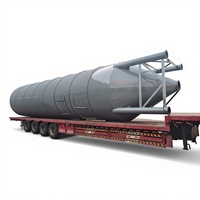 Réservoir de stockage de poudre de charbon Olide, moteur 380V, capacité personnalisable, dimensions, couleur bleue, faible coût d'entretien pour la construction routière