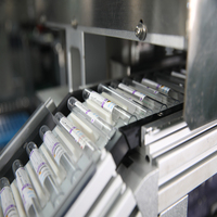Línea de producción automática de tubos de sangre, máquina de fabricación de tubos de prueba de sangre de vidrio