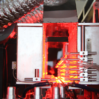 Machine de soufflage automatique TURBO6 2L à 6 cavités, 8000 BPH, pour ligne de production complète de boissons (eau) avec finition de goulot, servomoteur