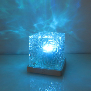 Lonvel eau ondulations lampe océan eau projecteur lumière Luminorthe <span class=keywords><strong>Lumena</strong></span> lumières chambre décor 16 couleurs rotatif flamme veilleuse - Product Image 5