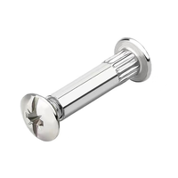 Vis de raccordement en Zinc blanc pour meubles en bois