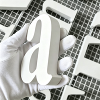 Lettres 3D en acrylique personnalisées avec adhésif au dos, enseigne transparente pour la publicité, les événements, les hôtels et les centres commerciaux, décoration murale
