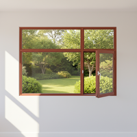 Ventanas Corredizas de Acero Inoxidable Kabo con Aislamiento Térmico y Protección Contra Incendios para Cocina, Baño, Uso Comercial/Residencial