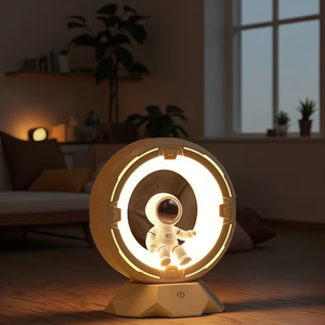 <span class=keywords><strong>Lampe</strong></span> <span class=keywords><strong>de</strong></span> <span class=keywords><strong>chevet</strong></span> moderne en forme d'astronaute, rechargeable par USB, pour filles et adolescents - Product Image 5