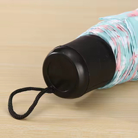 Parapluie pliant léger et pas cher, impression de logo personnalisé, protection UV, vente en gros, cadeau promotionnel pour entreprise
