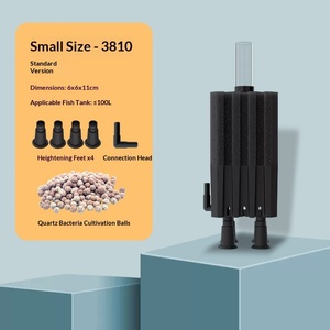 Filtro a spugna Bio Mini per acquario senza sfere biochimiche, supporto filtrante per acquari di pesci, tartarughe e gamberetti, sistema di filtrazione per acquari - Product Image 6