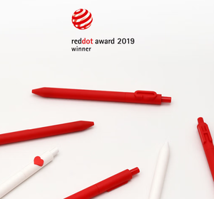 Kaco Alpha RED Character <b>Ballpoint</b> <b>Pen</b> 0.5mm black ink Plastic Promotion Gift Colorful assorted red dot award Kaco <b>Pen</b> - Product Image 6