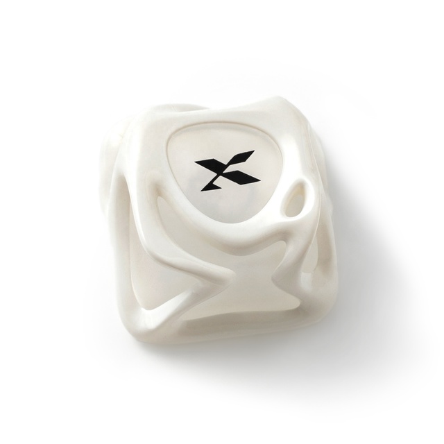 XVX Keycaps Custom Metal Liquid White Transparent 1U Keyboard Keycaps Replacement for Mechanical Keyboard Made in China