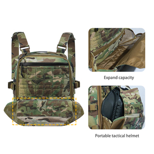Wholesale Tactical Helmet Bag 500D Nylon Camouflage Multifunctional <b>Backpack</b> Dual Shoulder Gear Storage Bag - Product Image 5