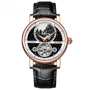 Nuevo Reloj Mecánico Automático de Cuero para Hombre 2026, Reloj de Ocio Resistente al Agua - Product Image 1
